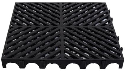 Modulare Ineinandergreifende Bodenfliesen, Strapazierfähige PVC-Garagen-Fußmatten, Entwässerung Von Autowaschanlagen, Pooldeck-Bodenbelag, Geeignet For Nassbereiche Auf Deck, Terrasse, Garage, Balkon,