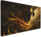 Tapis de Souris 80x40 cm Grand Tapis Souris XXL, Le Phoenix Tapis de Souris Bureau Gamer, à Bords Cousus, Base en Caoutchouc Antidérapante, sous Main pour Clavier et Souris, Decoration Maison E-303