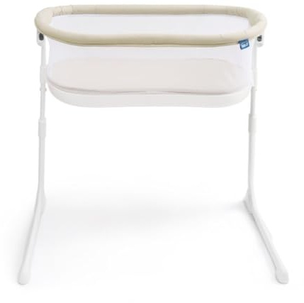HALO BassiNest Lite – Breathable Baby Bassinet Slides Over Bed with Mesh Walls for Airflow & Visibility, Lowering Wall for Easy Access, Portable & Lightweight, Fits Most Beds