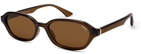 SOJOS Rechteckige Schmale Polarisierte Sonnenbrille Damen Sunglasses | Retro Y2K Brille UV400 Schutz Geeignet für Breite Gesichter SJ2629