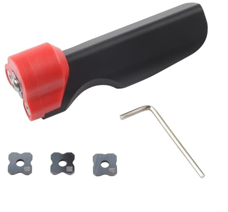 Rabot à chanfreiner portable pour le travail du bois et les applications en plastique, offrant une coupe lisse des bords et un retrait des bavures (2)