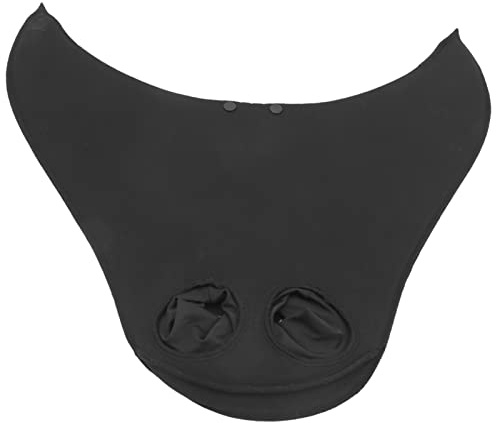 RASTKY Queues de Poisson de Plongée, Palmes Monopalmes Souples Intégrées, Conception en Queue de Poisson, Palmes D'entraînement à la Natation, PVC Noir (Enfants (30-40 cm/11,81-15,75 pouces, 7 cm/2,8)