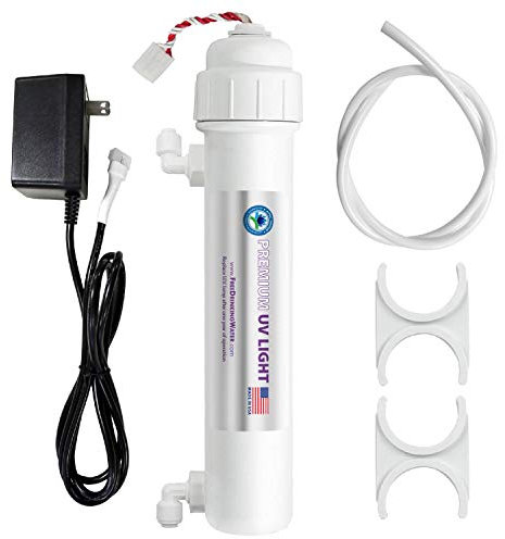 APEC agua sistemas ug-uvset-1 – 4 esterilizador UV Ultra Violet filtro de agua Kit con 1/4 Inch Quick Connect
