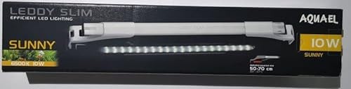 Aquael LEDDY SLIM Sunny 10 Watt Aquarium Beleuchtung, Schwarz, x