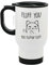 mug-tastic Fluff You, You Fluffin' Fluff - Rude Cat - Funny Stainless Steel Travel Mug
