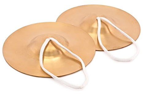 Finger Cymbals von Gear4music, 15 cm | Paar Mini-Becken, Heller Klingender Klang, Ideal für Bildungszwecke und Kleine Kinder
