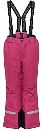 LEGO Wear Mädchen Tec Play LWPLATON 709 - Skihose/Schneehose Schneehose,per Pack Rosa (Dark Pink 496),104 (Herstellergröße:104)
