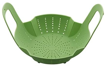 Instant Pot Official Silicone Steamer Basket, Versatile and BPA-Free, Compatible with 6 Qt. and 8 Qt. Cookers, Ideal for Steaming Vegetables, Fish, and More, Dishwasher Safe, Heat Resistant up (Green)