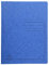 Exacompta 240222E Spiralhefter aus extra starkem Colorspan-Karton für DIN A4 24 x 32cm bedruckt bis zu 300 Blatt blau Hefter ideal für Büro und Schule