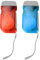 Keenso Camping Handkurbel Taschenlampe, 1 Paar LED Hand Power Taschenlampe Mini Notfall Taschenlampe für Notfall/Camping/Wandern(Rot + Blau) Notfallschutz