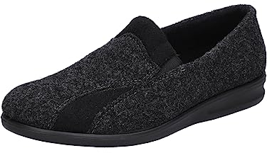 Westland Herren Pantoffeln Belfort 108, Männer Hausschuhe,Weite G (Normal),hauslatsch,pantine,treter,finken,schlapen,Grau (anthrazit),44 EU / 9.5 UK