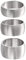 meditoys · Ring aus Edelstahl für Damen und Herren · Bandring 12 mm breit · Silber matt/Gebürstet Größe: 60 (19.1)
