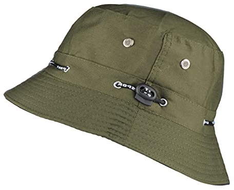 Toutacoo, Sommerhut, Sonnenhut, Hut, Ganzjahreshut, Einstellbar, faltbar- Unisex, Khaki