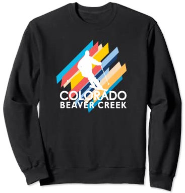 Ski- / Beaver Creek-Colorado-Rad im 60er-Jahre-Stil, Retro-Design Sweatshirt