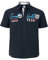 Jan Vanderstorm Homme Chemise À Manches Courtes Freydis Bleu Foncé, 7XL (XXXXXXXL) - 55/56