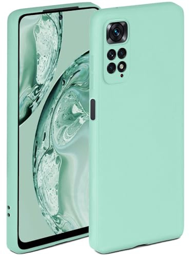 ONEFLOW Soft Case für Redmi Note 11S Hülle aus Silikon mit Kameraschutz, Silikonhülle mit erhöhtem Schutz fürs Display, Backcover Schutzhülle, weiche Handyhülle, Mint