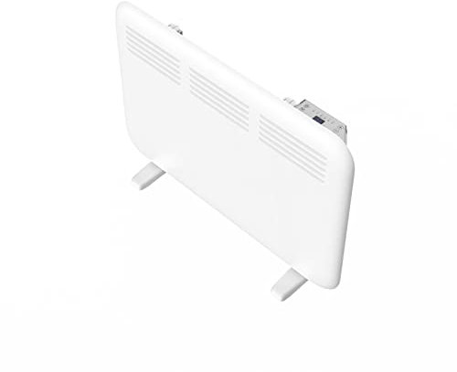 1KW/1.5KW/2KW Electric Panel Heater Wall Mounted - LOT20/ERP Compliant c/w 24/7 Timer/Thermostat - Wall Hung Fixings + Mounting Feet (1KW, Wall Mounted)
