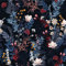 VEELIKE Papier Peint Tropical Bleu Nuit Papier Peint Adhesif Fleur Noir Vintage Papier Peint Feuillage Bleu Papier Adhésif pour Meuble Stickers Muraux Salle de Bain Chambre Salon Cuisine 44,5cm×300cm