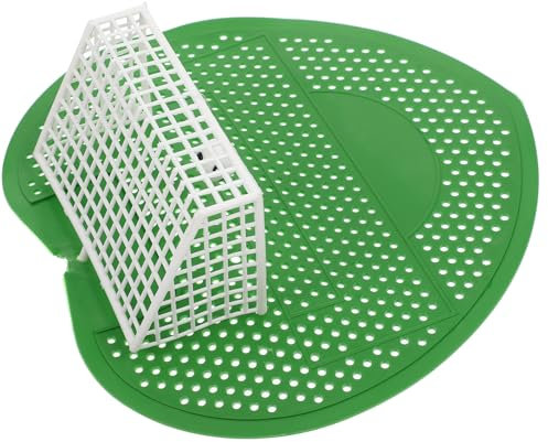 Gadpiparty Urinal Soccer Football Shoot Goal Style Urinal Deodoriser Anti Odor Urinal Screen Mat Male Toilet Cleaner Splash Guards Soccer Goal Filter Mats for Home Hotel