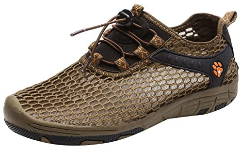 Chaussures pieds nus pour homme et femme - Séchage rapide - Décontractées - Transparent - Pour l'été - Large pied - Antidérapantes - Légères - Imperméables - Confortables - Pour le trail