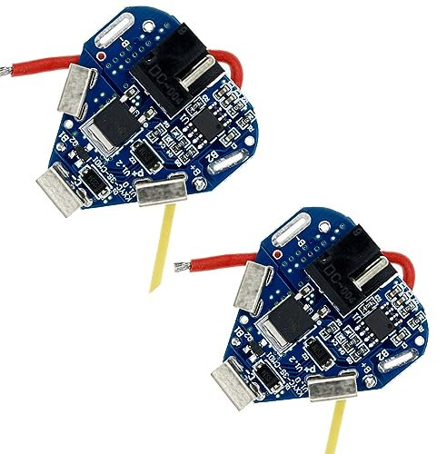 HiLetgo 2pcs 3S 12.6V 6A BMS Li-ion Lithium Battery Protection Board Power Bank Balancer Battery Equalizer Board for Electric Drill Tools