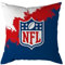 NFL Kissen Shield Schild Logo Football Cushion Brush Pillow Sofakissen 50x50cm