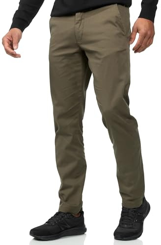 Indicode Herren INWasling Stretchhose aus 98% Baumwolle mit 5 Taschen | Bequeme Herrenhose für den Alltag mit hoher Bewegungsfreiheit, Stretchhose, Stoffhose, Chinohose, Freizeithose für Männer
