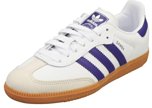 adidas Originals Samba Herren-Fußballschuh, Cloud White Energy Ink Off White, 7.5 AU