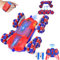 Nauotk Ferngesteuertes Auto ab 6 7 8 9 10 11 12 Jahre, 8WD RC Stunt Drift Car mit Gestensensor, mit Licht und Sprühnebel, 2,4 GHz 2 Akku Spielzeug, für Kinder Junge Mädchen-Rotes (Rote Spinne)