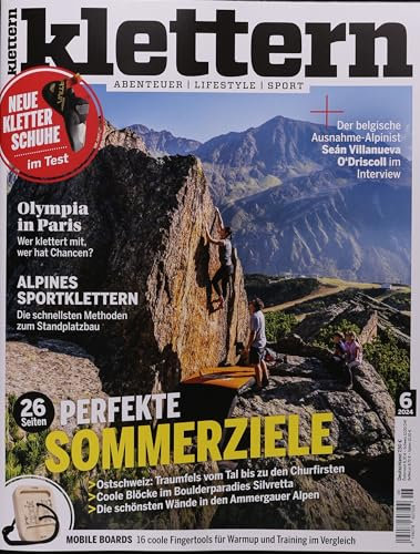 Klettern 6/2024 Perfekte Sommerziele
