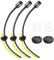 Bisienya Fuel Pipe 4pcs Strimmer Fuel Line Strimmer Fuel Pipe Universal Strimmer Fuel Pipe Fuel Line Hose Kit Petrol Strimmer Parts for Lawn Mowers Hedge Trimmers with 2 Rubber Plugs+2 Oil Bubbles