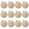 Samt-Weihnachtsschmuck, bruchsicher, große Weihnachtskugeln, Weihnachtsdekoration, Weihnachtsbaumschmuck-Set, Weihnachtskugeln, Urlaub, Party, hängende Heimbüro-Dekoration, Gelb, 12 Stück