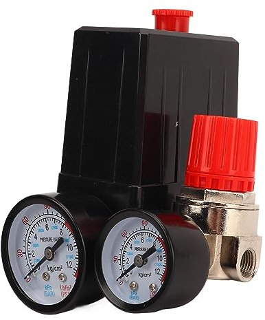 Pressostat de Compresseur d'air 0~180 PSI, Kit de Pressostat de Compresseur d'air Robuste, Remplacement Précis d'économie d'énergie pour Usage Industriel