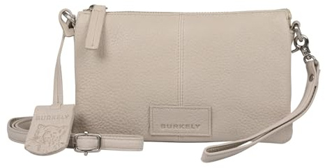 Burkely Damen Soft Skylar Triple Pocket Zip Crossbody, grau