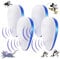 Ultrasonic Pest Repeller with UK Plug, 4-Pack – Advanced Plug-In Repellent for Mice, Mosquitoes, and Insects, Silent and Efficient for Home and Office Use