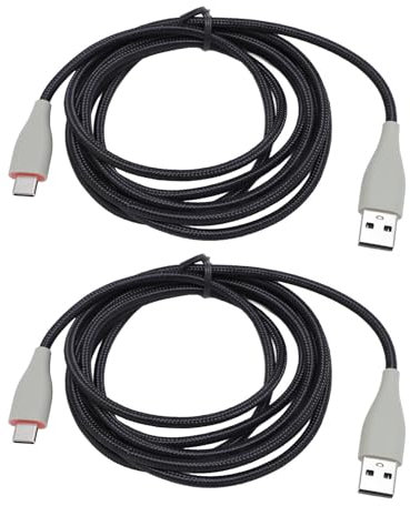 Für MMX150 USB -Ersatzkabel, USB C Bis USB -Headset -Kabelkabel Kompatibel mit MMX150 USB Gaming Headset, Geben Sie C -to USB -Headset -Kabel, Plug -and -Play, 2 PCs 6,56ft EIN