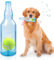 Shepinsky Squeaky Chew Dog Toys, Indestructible Dogs Toy with Tennis Ball, Durable Puppy Boredom Toys for Playtime &Training, for Energetic Small Medium Large Pups(Blue,S)