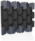 hjh OFFICE Akustik Trennwand 164x174 cm FLEXMIUT Plug 6er Set Stehwand erweiterbar, dekorativer Sichtschutz, Grau/Dunkelgrau