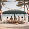 Aufun Pavillon Faltbar 3x6m, Faltpavillon Wasserdicht Sonnenschutz Stabil mit Dach aus Oxford, Partyzelt Pop Up Camping Pavillon Gartenzelt Gartenpavillon für Garten, Party, Festival, Hochzeit,Grün