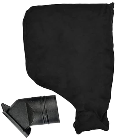 WJnflQN Dust collection bag, polishing machine dust bag, suction hood attachment, black, accessories for sanders, woodworking, cap and mitre saw