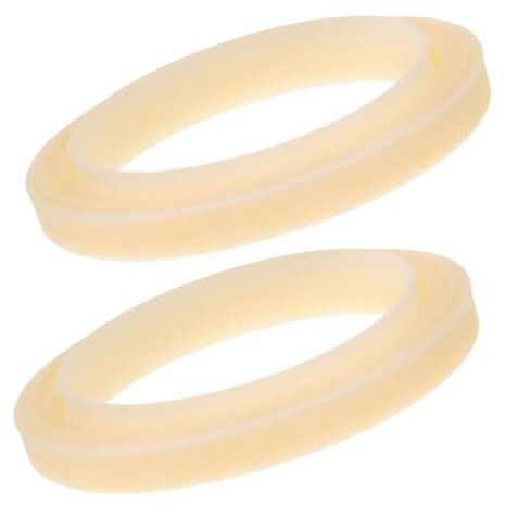 Lurrose 2pcs Rubber Steam Ring Gasket Seal for Espresso Coffee Machine Brew Head Easy to Install Compatible with Breville Durable Coffee Machine Parts for Secure Sealing