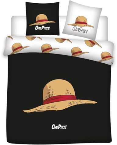 Aymax Bettwäsche-Set für Doppelbett, One Piece, Bettbezug für Doppelbett, 240 x 220 cm + 2 Kopfkissenbezüge 65 x 65 cm, Polycotton