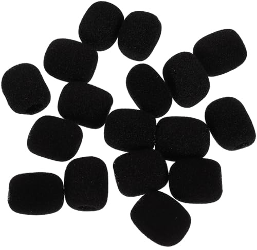 TOYZFRIENDY 100 Stück Mikrofon Abdeckungen Windschutz Pop Schutz für Headset Lavalier Mikrofon Weich Langlebig Einfach Anzubringen Geeignet für Verschiedene Mikrofontypen