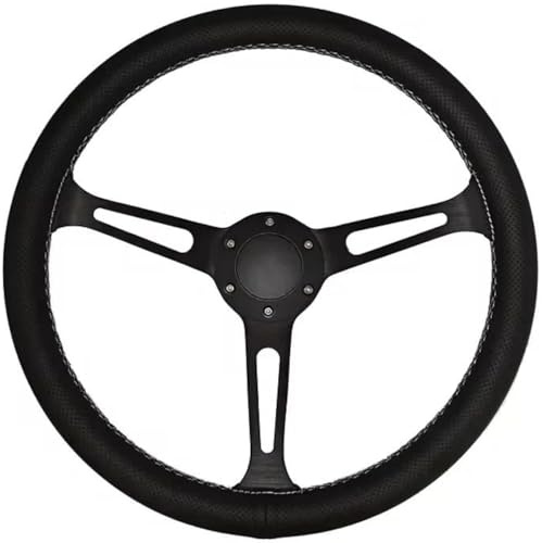 Volante Sportivo Auto Autolenkrad, Sportlenkrad Universal 380 Mm Modifiziertes Sport-Mikrofaserlenkrad