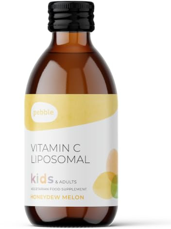 Vitamin C Liposomal - Highly absorbable Liquid Vitamin C Supplement 1000mg, Natural Honeydew Melon Flavour, for Kids and Adults, 250ml