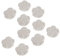 SM SunniMix 10pcs Galet Aromatique Diffuseur d'Huiles Essentielles Fleur - Rose