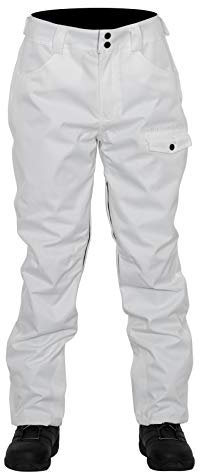 Claw Hammer Adults Snow Ski Pants Salopettes Trousers (XS, Endurance 8K / 8K (Total White))
