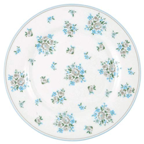 GreenGate - Teller, Kuchenteller, Frühstücksteller - Nicoline - Porzellan - D: 20,5 cm