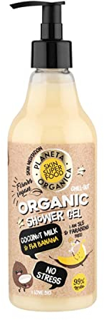 Planeta Organica SKIN SUPER GOOD Natural Duschgel Kein Stress, 500 ml