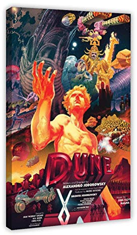 weqwe Film Jodorowsky's Dune 2 Leinwand Poster Wandkunst Dekor Druck Bild Gemälde für Wohnzimmer Schlafzimmer Dekoration 30 x 45 cm Rahmen style1